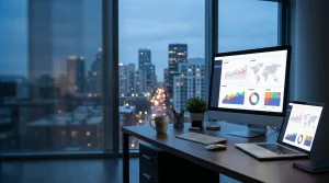 SEO services analytics dashboard